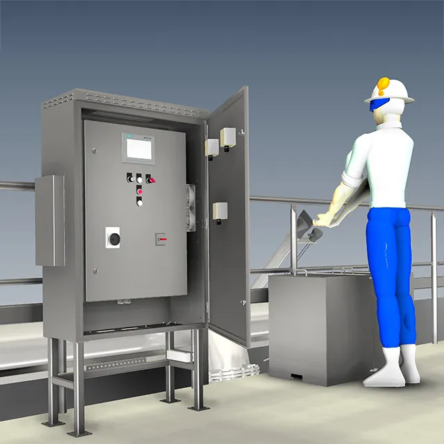 BSK®-Dekanter Steuerungsdarstellung in 3D